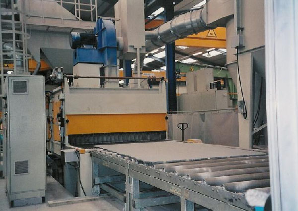 What are the common types of shot blasting machines